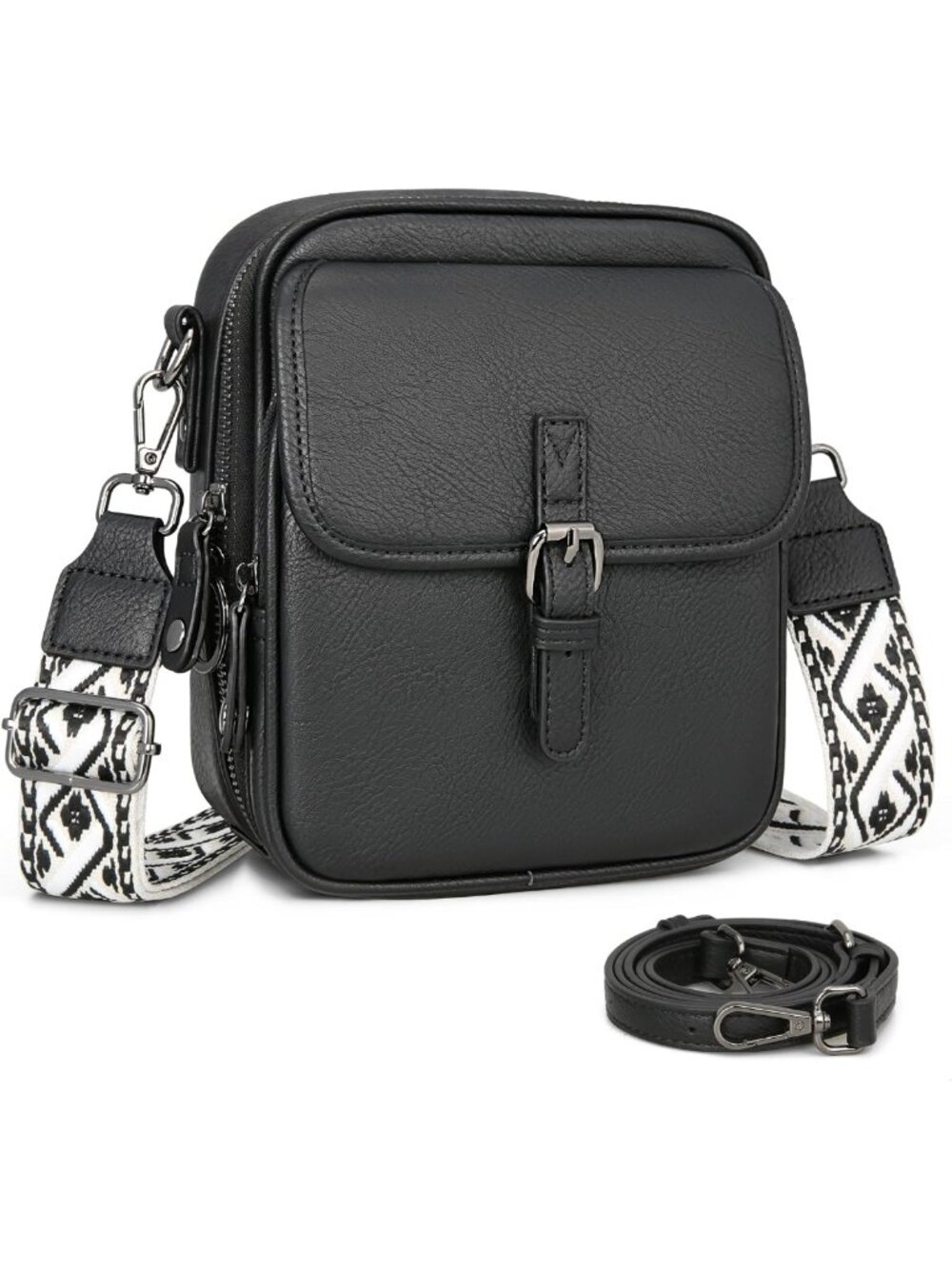 Stylish Small Leather Crossbody Bag for Women - Anti-Theft Messenger Purse